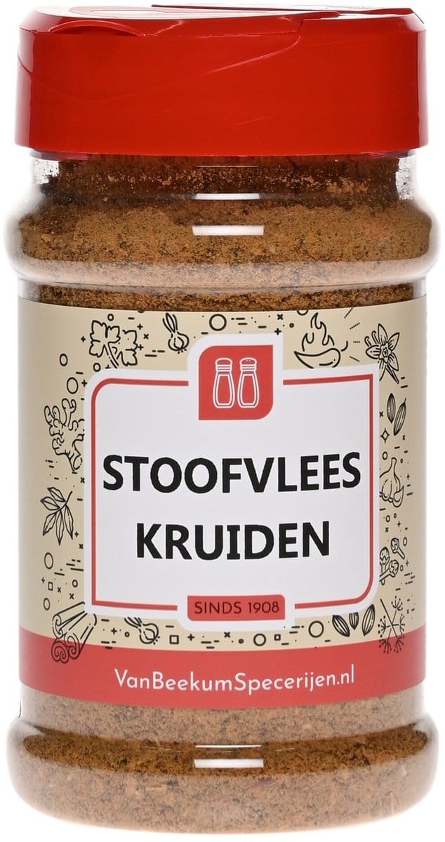Van Beekum Specerijen - Stoofvlees Kruiden - Strooibus 160 Gram