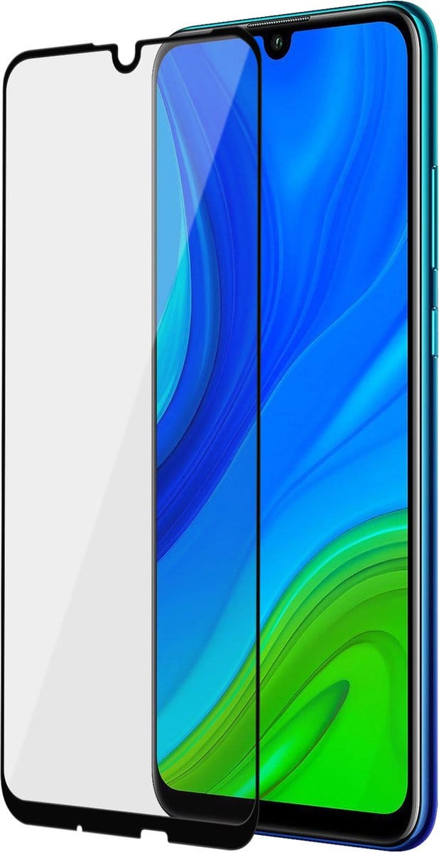 Bigben Connected, Screenprotector geschikt voor Huawei P Smart 2020 - Tempered Glass 2.5D 9H, Transparant zwart