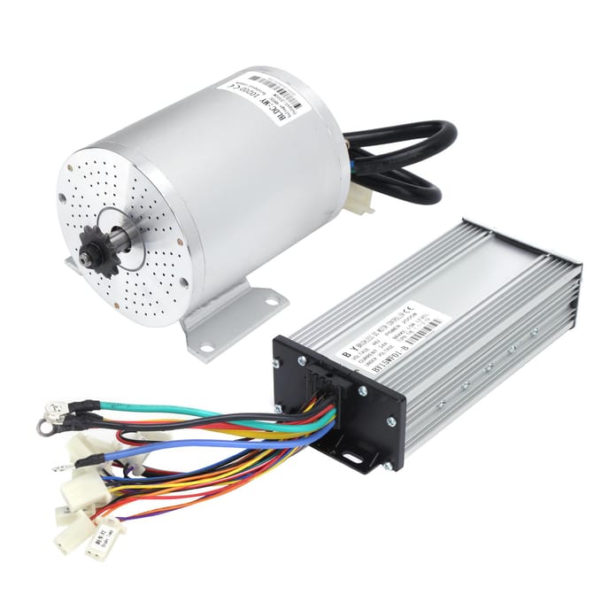 48V 2000W 34A Borstelloze DC Motor Controller Conversiekit met Oplader white