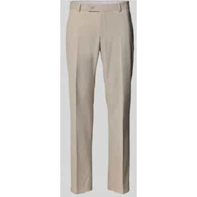 Regular fit pantalon met paspelzakken, model 'X-Tension'