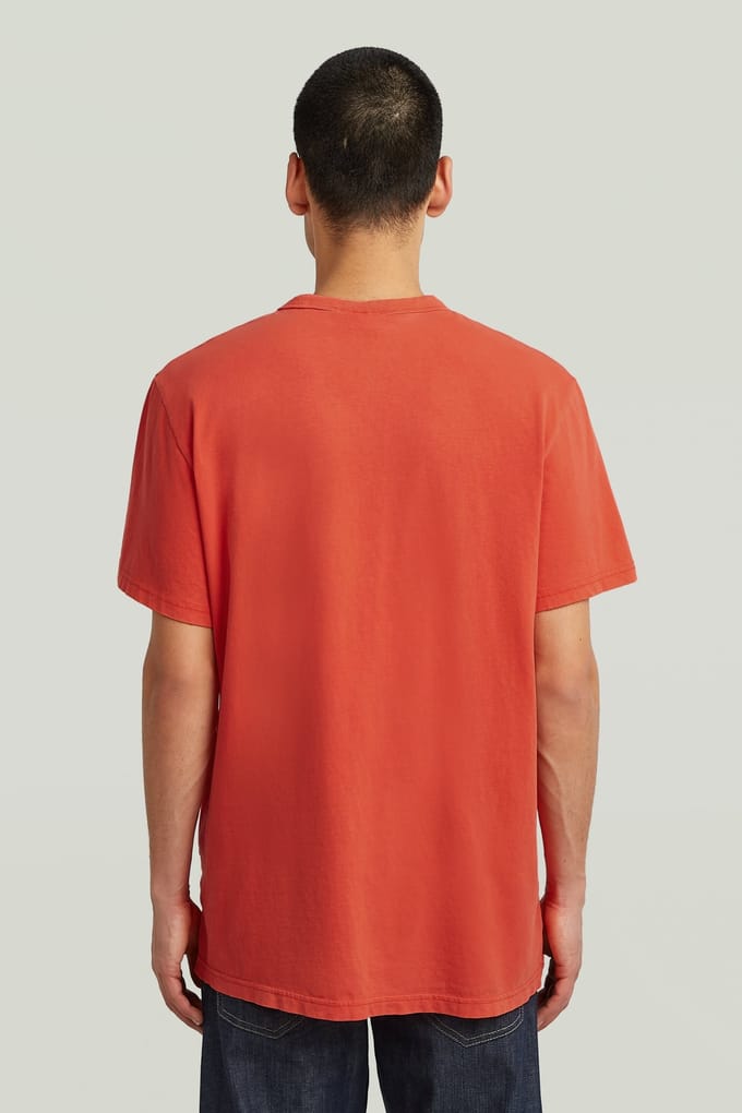 G-Star Nifous R T Lt Antic Red Gd Taglia: S | Magliette basic Outlet | Uomo | Rosso