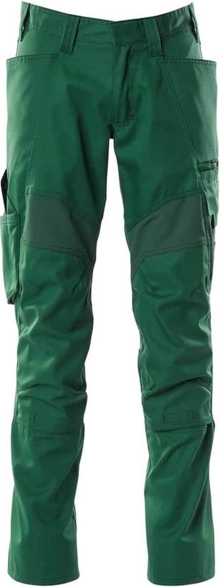 Mascot Accelerate Broek met kniezakken 18579-442 - Groen - C58 - 90