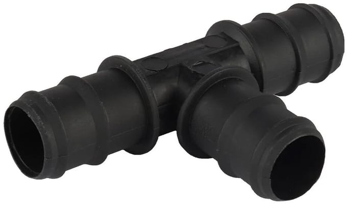 Talen Tools - Slangverbinder - T-stuk - Kunststof - Voor 1 inch