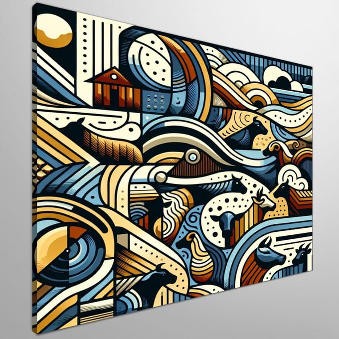 Kunstprint | Wanddecoratie | Canvas | 60 × 60 cm