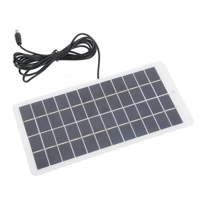 Draagbaar zonnepaneel met hoog rendement, weerbestendige zonne-opladercel met DC-interface voor gray