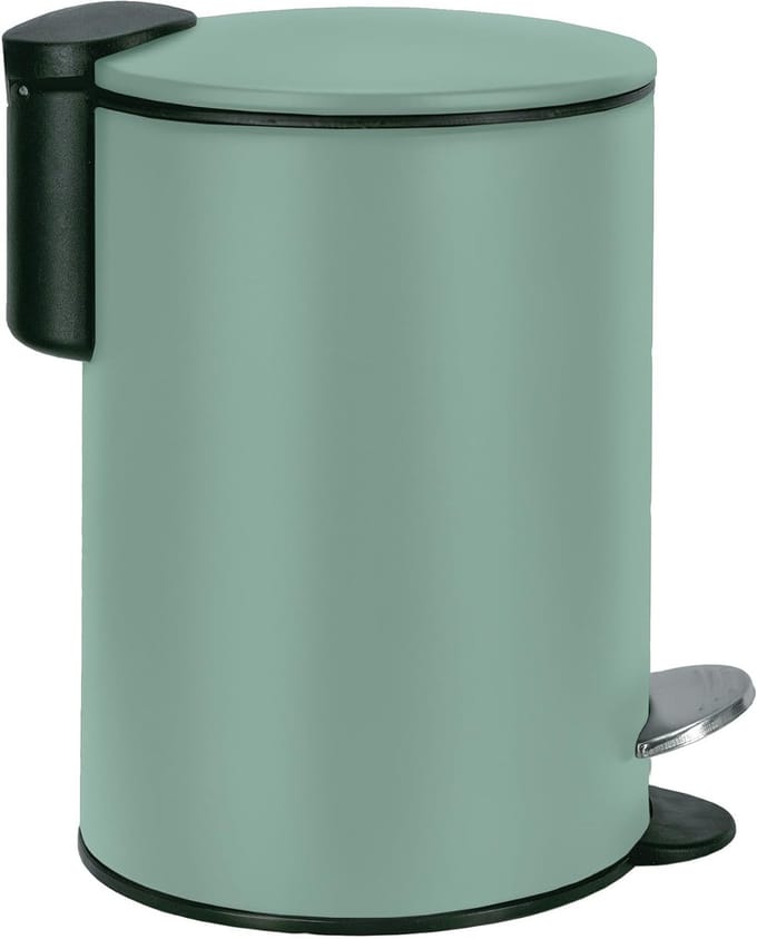 Kleine Touch Wastebasket Badkamer 3 Liter met Soft Close Deksel