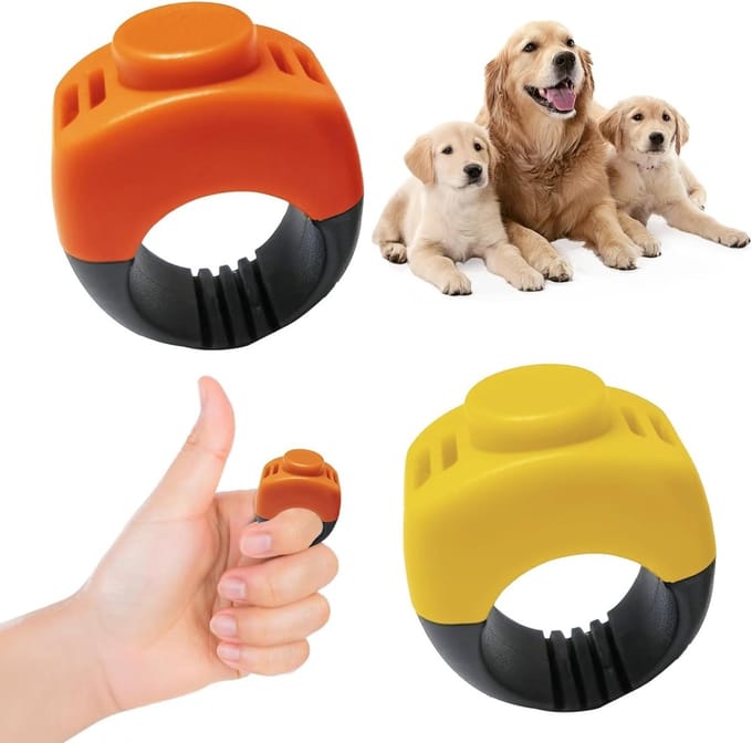 Professionele Clicker voor Honden en Katten - Set van 2 Training Accessoires voor Puppy en Anti-Blaffen Hulp Tool