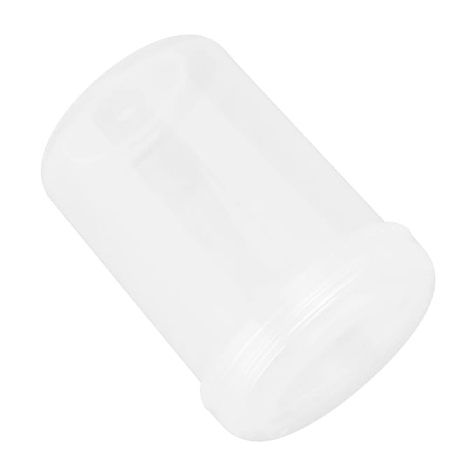 Opbergfles Plastic Transparant Klein formaat Polypropyleen Reiscontainers voor Strass white