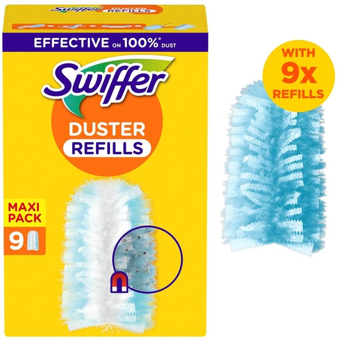 Swiffer Duster Trap & Lock - 9 Stuks - Navul Stofdoekjes