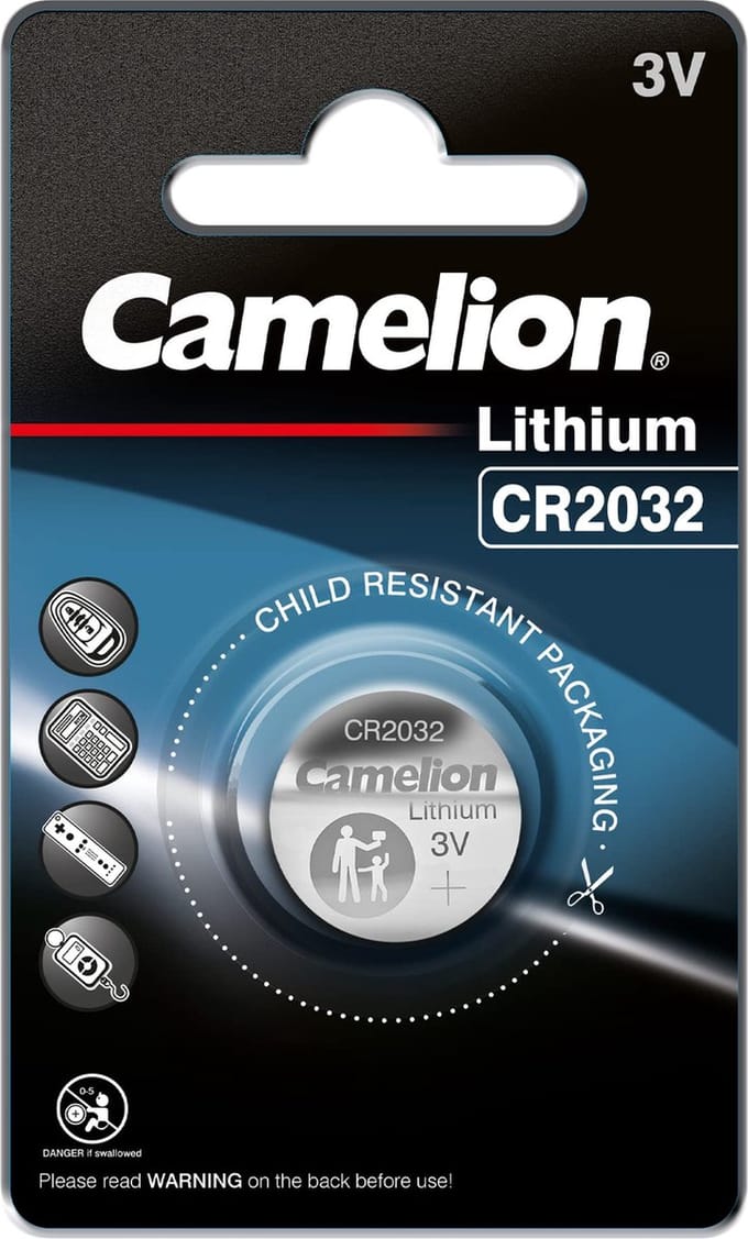 Camelion CR2032 Lithium Knoopcel Batterijen - 3V - 1 Stuk
