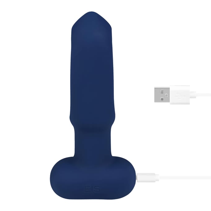 Anale vibrator met genotstimulator, 13,8 cm