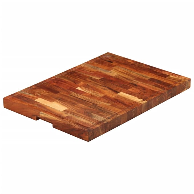 vidaXL - Hakblok - 60x42x4 - cm - massief - acaciahout