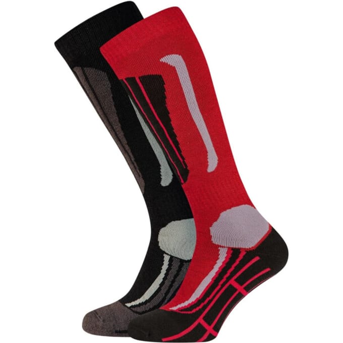 Falcon Victor 2-Pack Skisokken Rood 43-46