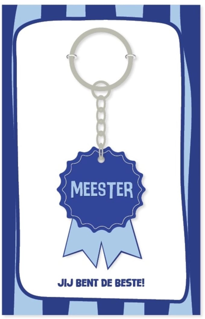 KP® Sleutelhanger Medaille Meester