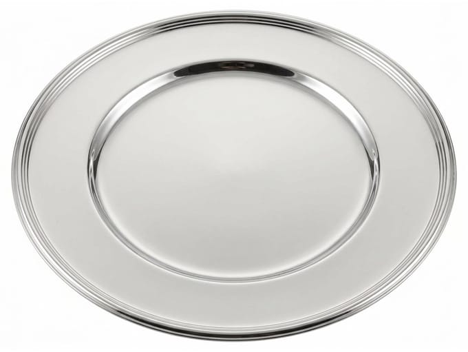 APS Servies, Bekers En Bestek - Vaatwasserbestendig - RVS - Zilver - Ø 33 cm - Voor Horeca