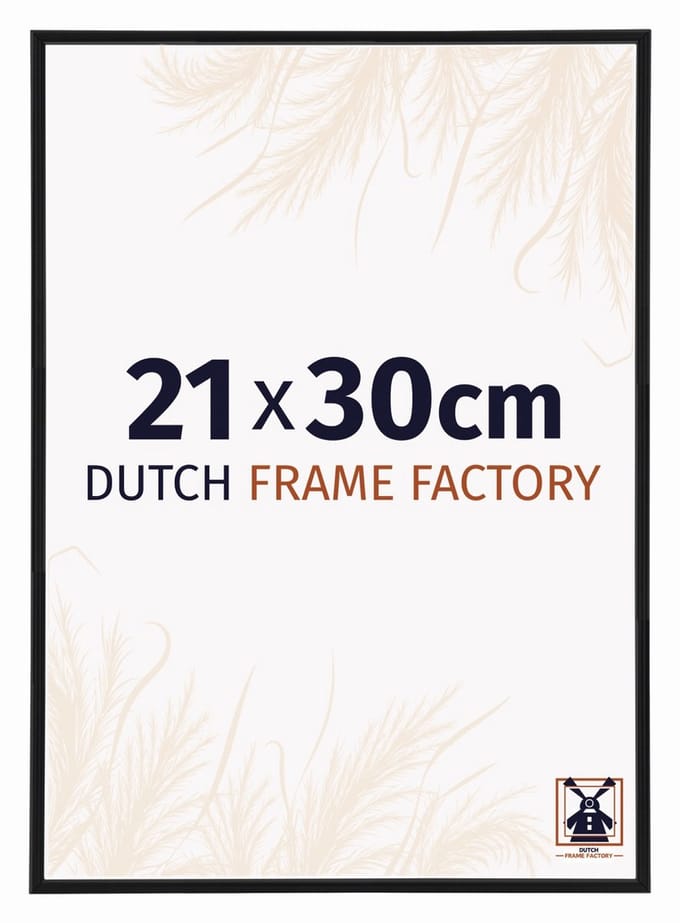 Fotolijst 21x30 cm - Kunststof - Zwart Mat - Angers