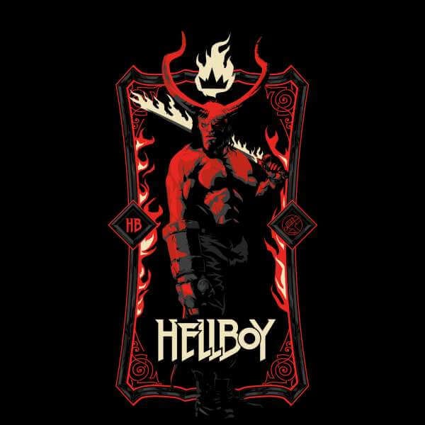 Hellboy Right Hand Of Doom Men's T-Shirt - Black - 5XL