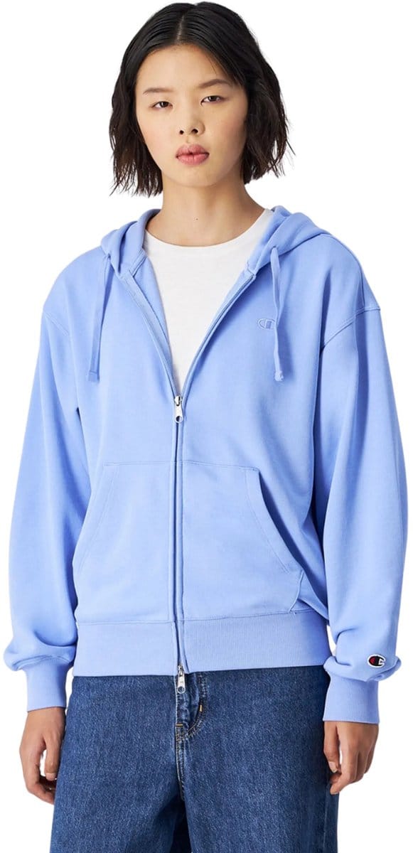 Champion Full Zip Hoodie Lichtblauw Dames - Maat M