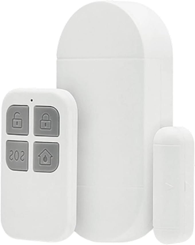 Deursensor Set - Raamalarm - Huis Beveiligen - Luid Alarm Geluid - 9 cm - Wit