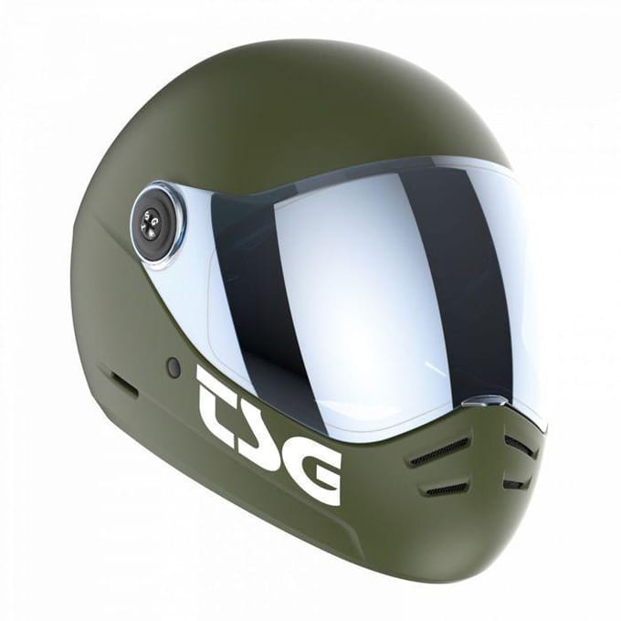 Casque de skate - TSG - Pass 2.0 - Polycarbonate - Mousse EPS - Mixte M vert