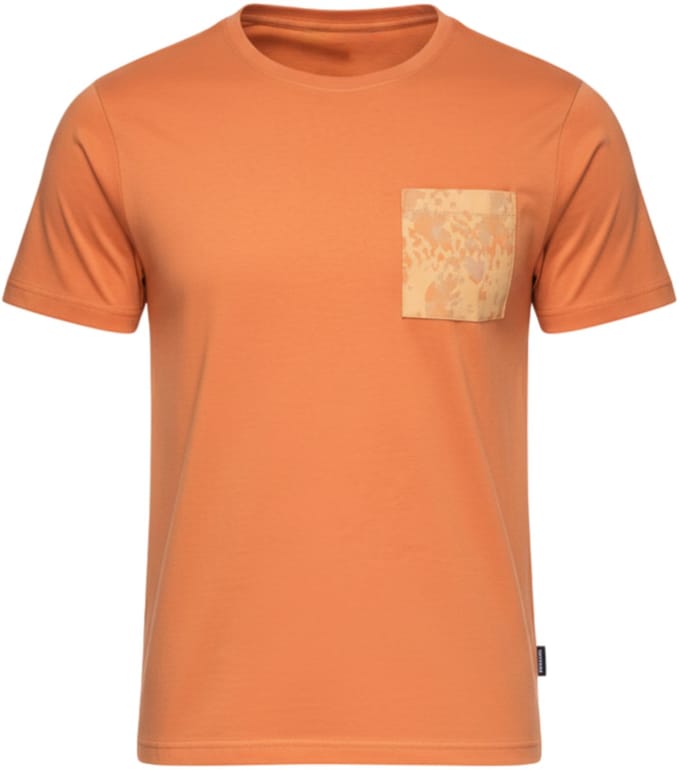 OMBRE T-shirt - Regular Fit - Katoen - Korte Mouw Karamel L