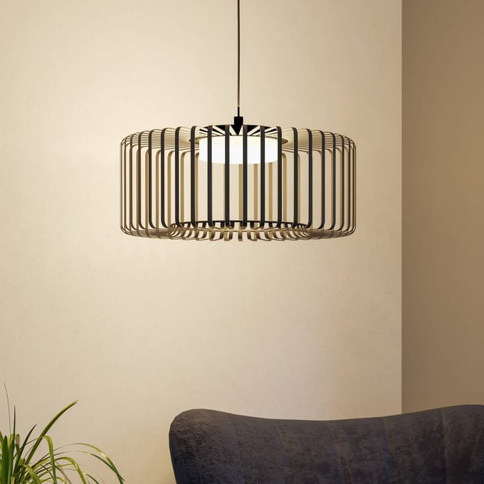 EGLO connect LED hanglamp Ginestrone-Z, 1-lamp, zwart