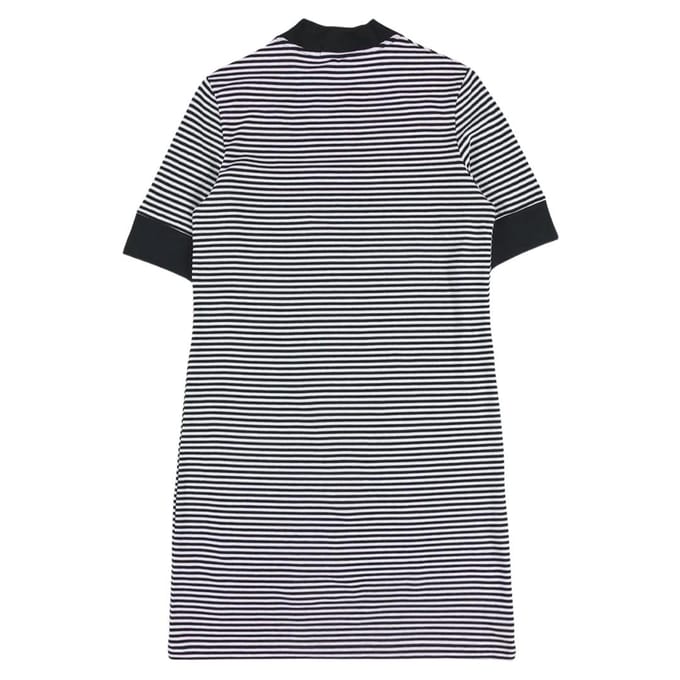 Fred Perry Dames/Dames Gestreept T-shirt Jurk (Wit, Marine)