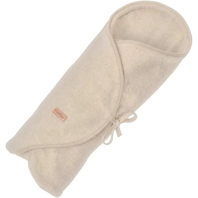 Zaffiro Light Sierra Beige 0-12 mnd Wollen Inbakerdeken