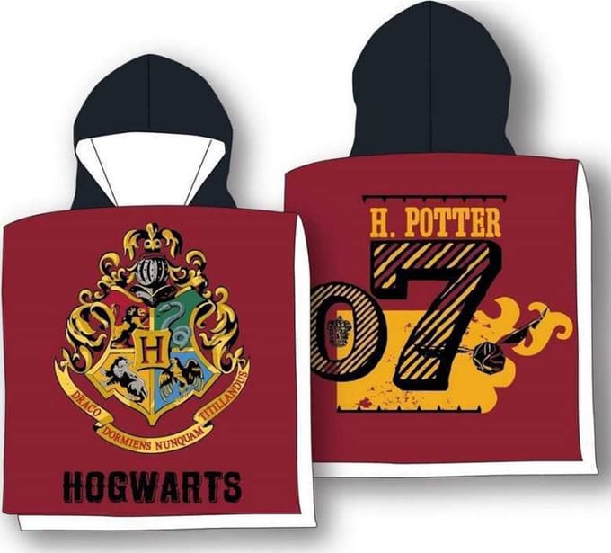 Harry Potter - Badponcho - Poncho - Met capuchon - 55x110cm.