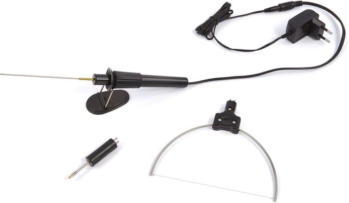 HBM 3-in-1 piepschuimsnijder, 30 s opwarmtijd, 285 x 211 x 68 mm