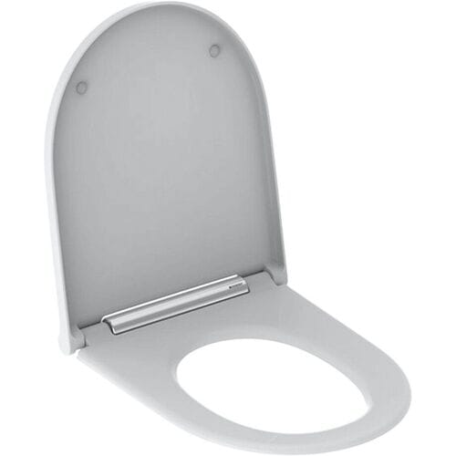 Geberit ONE Soft Close Quick Release Toilet-zitting wit-chroom 243.989.21.2