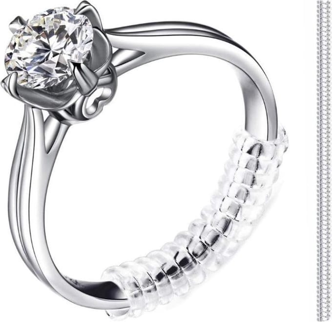 CHPN - Ringverkleiner - Ring kleiner maken - Ring spiraal - Siliconen - Ringbandje - Te grote ring - Universeel