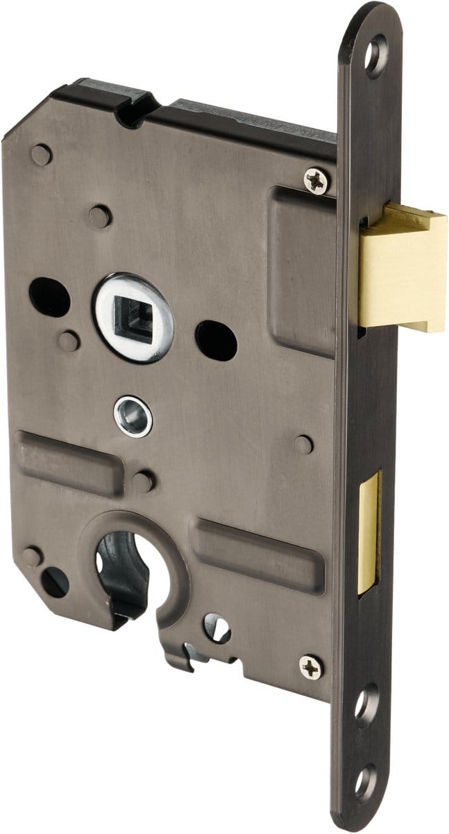 Gun Metal Cilinderslot Loopslot - PC55 mm