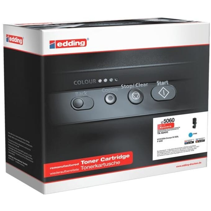 Edding Tonercassette vervangt Kyocera TK-5240C Compatibel Cyaan 3000 bladzijden EDD-5060