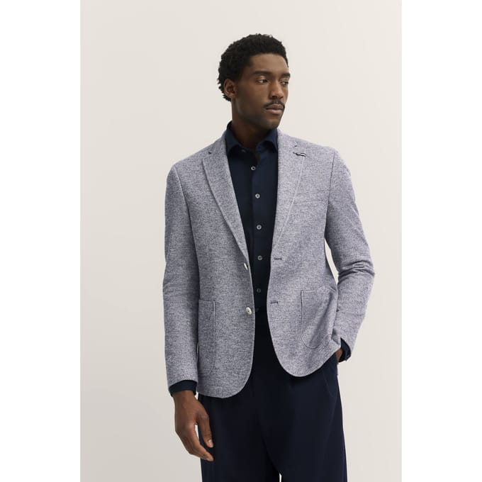 Bugatti Herren Jas met stretch & structuur