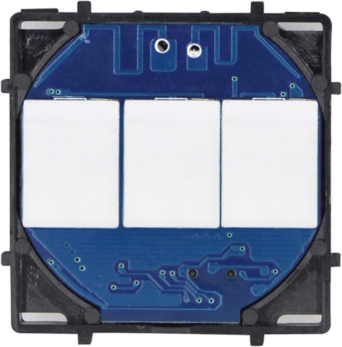 Slimme Rolluikschakelaar - Jaloezie Bediening - Thuisautomatisering - Wifi Touch Bediening - 86mm Paneel - Wit