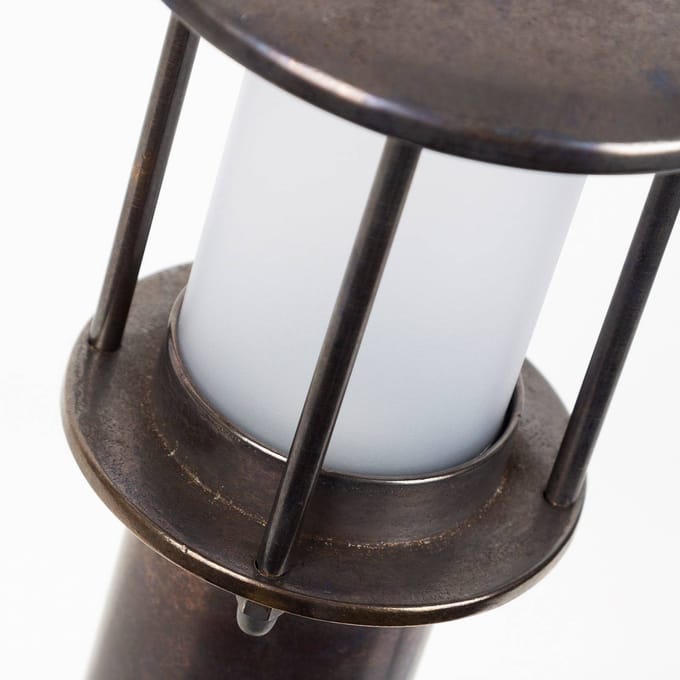 K.S. Verlichting Resident buitenwandlamp van messing, brons