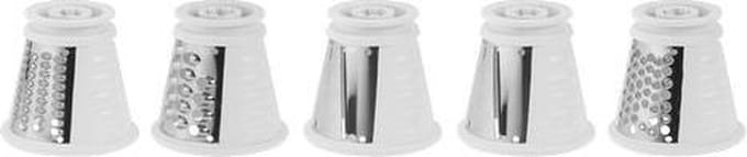 Teesa TSA3021 - Set raspen (5 stuks) voor de TSA3020, wit