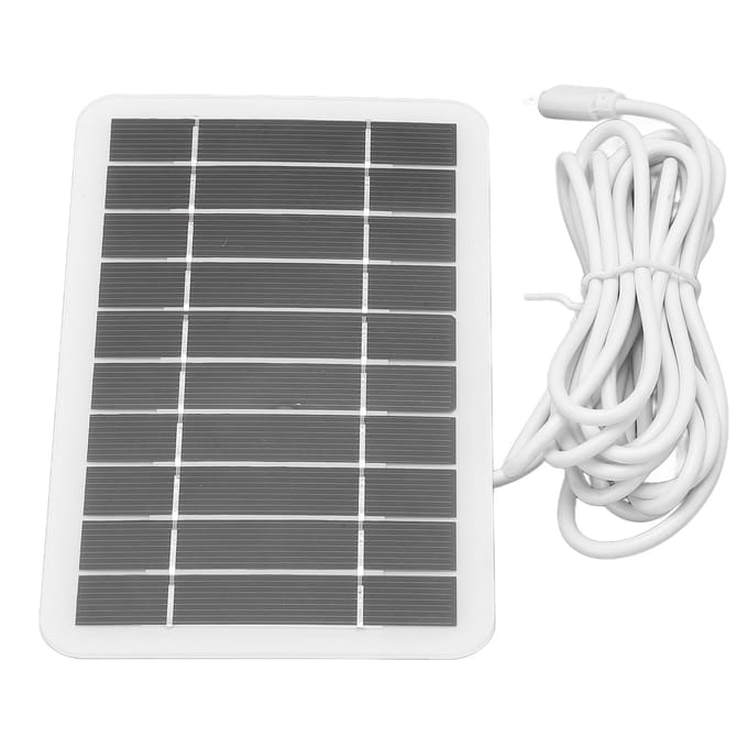 2W 5V Zonnepaneel Lader Draagbare USB Zonne-lader Polysilicium voor Mobiele Telefoon Laag Vermogen gray