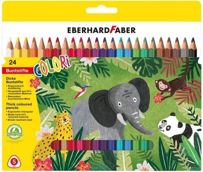 Eberhard Faber kleurpotloden - Colori - 24 stuks - kartonnen etui - EF-511409