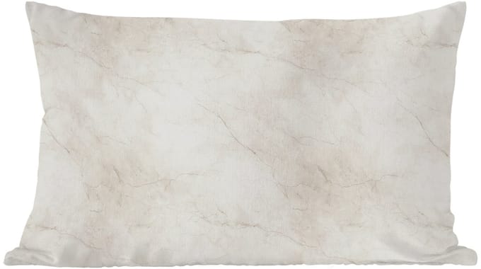 Sierkussens - Kussentjes Woonkamer - 60x40 cm - Grijs - Marmer - Aders