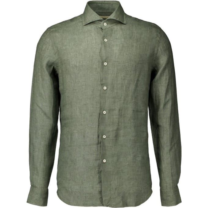 Xacus  Lange Mouw Overhemden Groen 721ml/11297