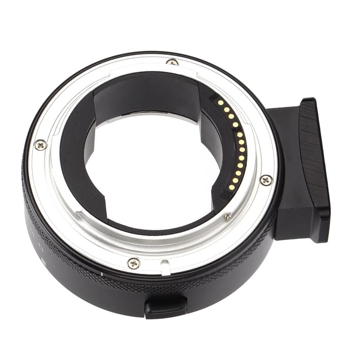 Adaptateur de monture d'objectif EFRF résistant aux secousses pour objectif Canon EFEF S, adaptateur d'objectif à mise au point automatique gray
