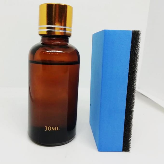 30ML keramische coating 9H nano-hydrofobe autoverzorgingswaskristalkit zwart