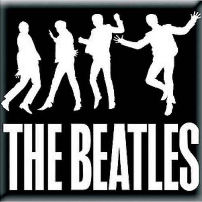 The Beatles - Jump Koelkast Magneet - 7.5 x 7.5 cm