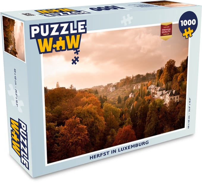 Puzzel Herfst in Luxemburg - Legpuzzel - Puzzel 1000 stukjes volwassenen