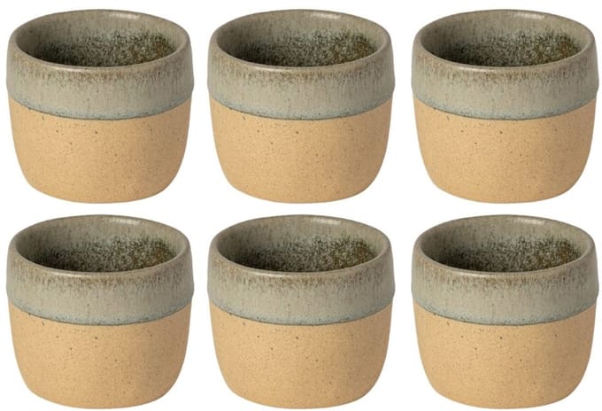 Costa Nova Bekers Arenito Sage Green 360 ml - 6 stuks