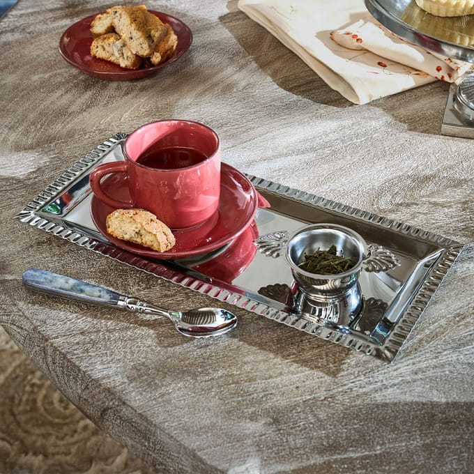 LOBERON Theeset Arivelle zilverkleurig
