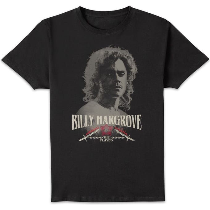 Stranger Things Billy Hargrove Heren T-Shirt - Zwart - S