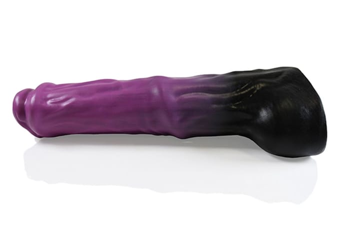 Hellhound pegasus dildo - zwart paars